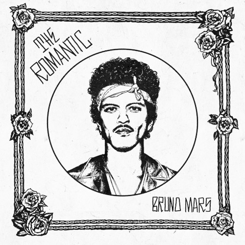 The Romantic by Bruno Mars physical vinyl pressing cover artwork on VinVibe