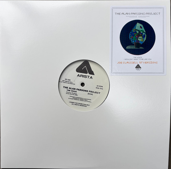 The Voice/ I Wouldn't Want To Be Like You (Joaquin Joe Claussell Remixes) by The Alan Parsons Project