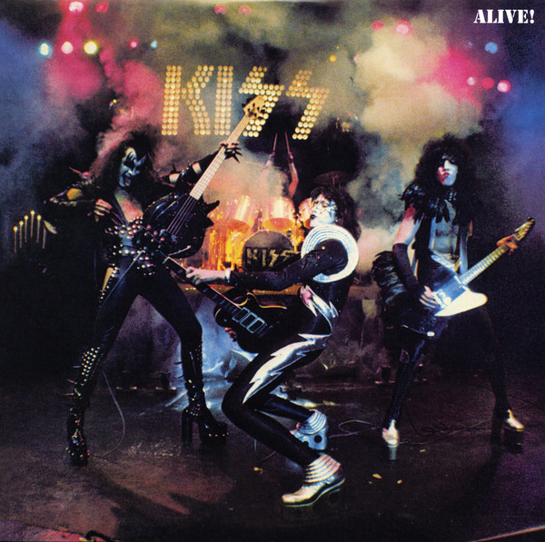 Kiss vinyl record cover artwork on VinVibe