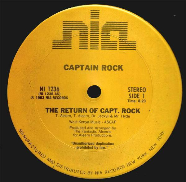 The Return Of Capt. Rock by Captain Rock