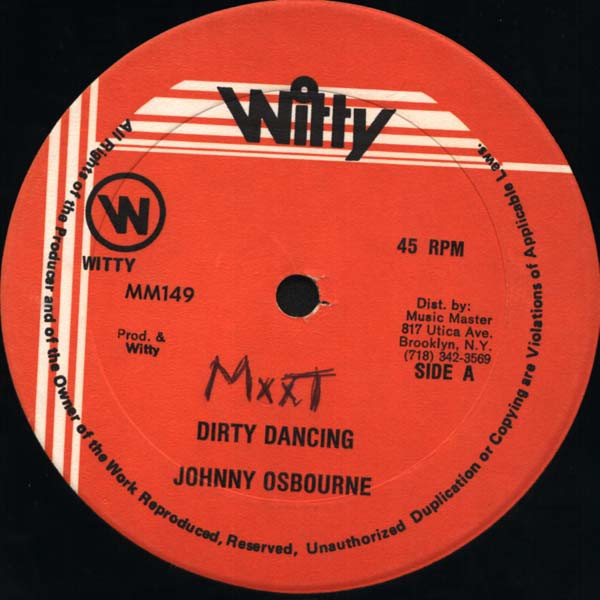 Dirty Dancing / Fun We A Fun by Johnny Osbourne