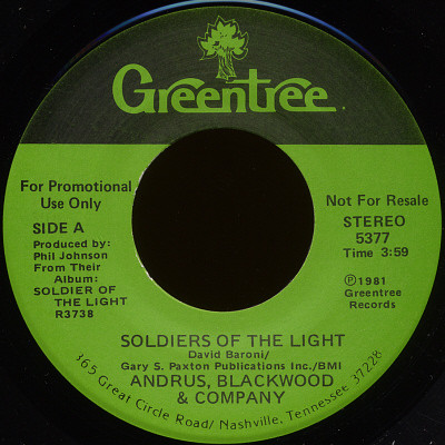 Soldiers Of The Light by Andrus, Blackwood & Company