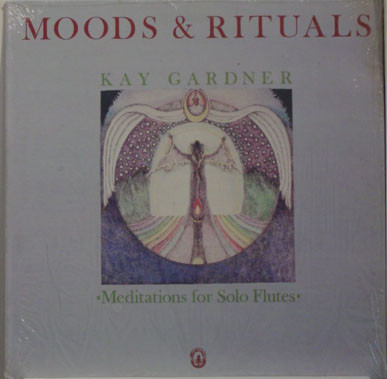Moods &amp; Rituals: Meditations For Solo Flutes by Kay Gardner physical vinyl pressing cover artwork on VinVibe
