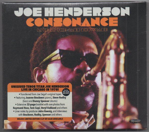 Consonance: Live At The Jazz Showcase by Joe Henderson