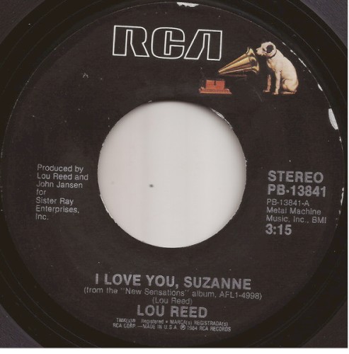 I Love You, Suzanne by Lou Reed