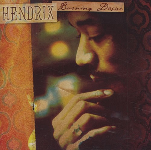 Burning Desire by Jimi Hendrix physical vinyl pressing cover artwork on VinVibe
