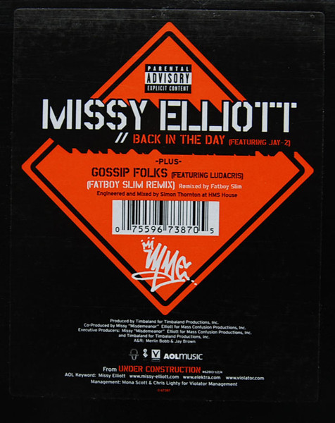 Back In The Day by Missy Elliott