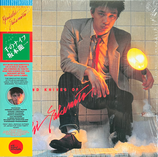 Ryuichi Sakamoto vinyl record cover artwork on VinVibe