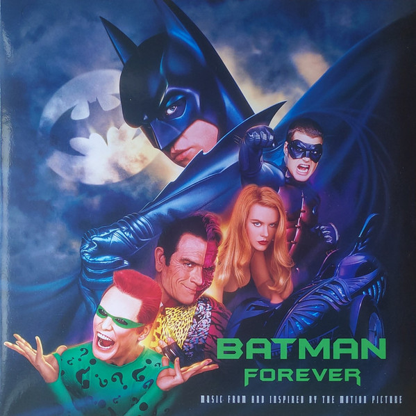 Batman Forever (Original Music From The Motion Picture) by Various physical vinyl pressing cover artwork on VinVibe