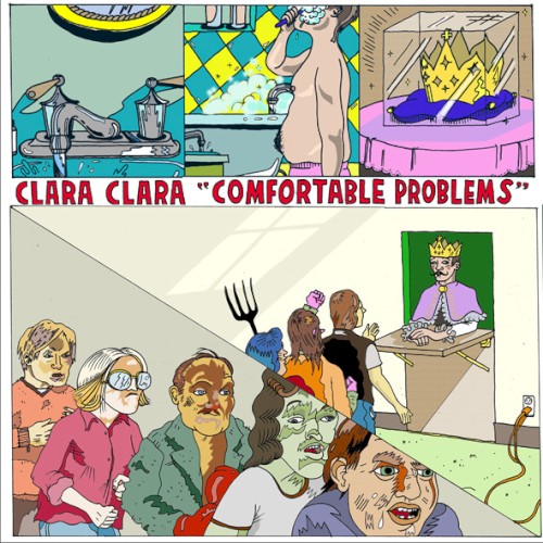 Comfortable Problems by Clara Clara physical vinyl pressing cover artwork on VinVibe