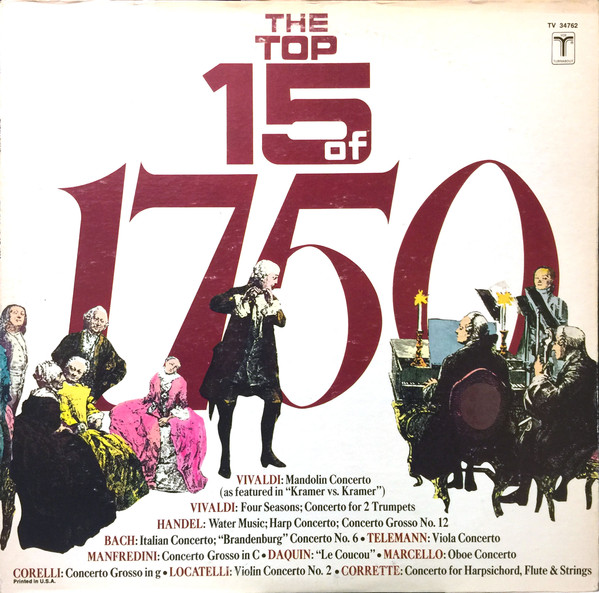 The Top 15 Of 1750 by Various