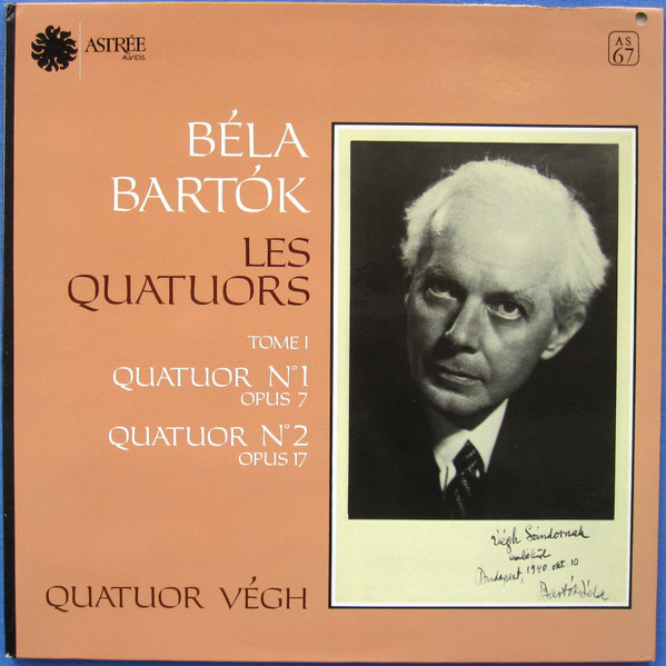Quatuor N° 1, Opus 7, Sz. 40 / Quatuor N° 2, Opus 17, Sz. 67 by Béla Bartók