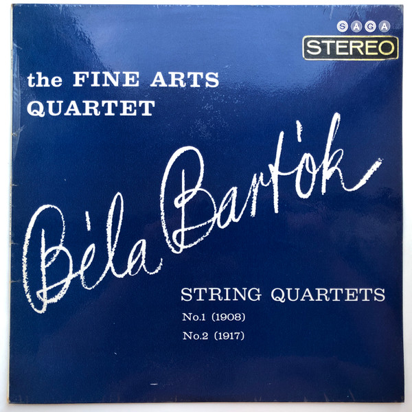 String Quartets: No. 1, Opus 7; No. 2, Opus 17 by The Fine Arts Quartet