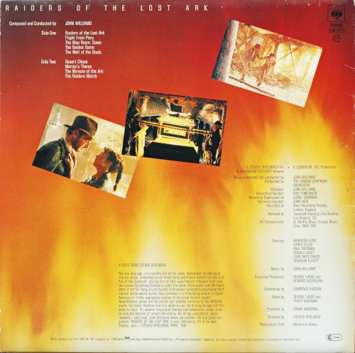 Raiders Of The Lost Ark (Original Motion Picture Soundtrack) by John Williams
