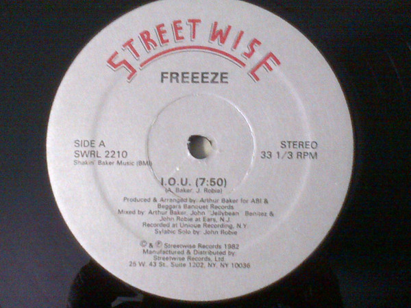 I.O.U. by Freeez