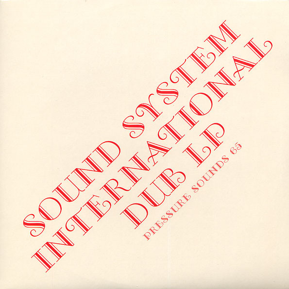 Sound System International Dub LP by King Tubby