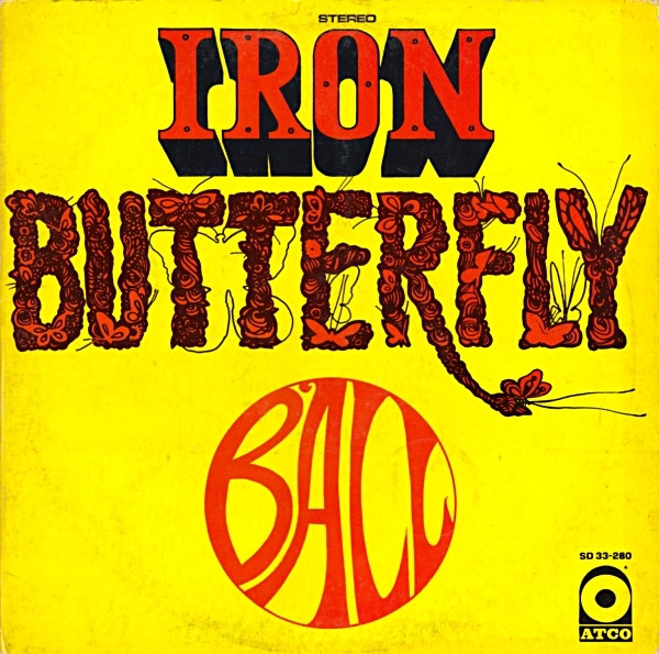 Ball by Iron Butterfly physical vinyl pressing cover artwork on VinVibe