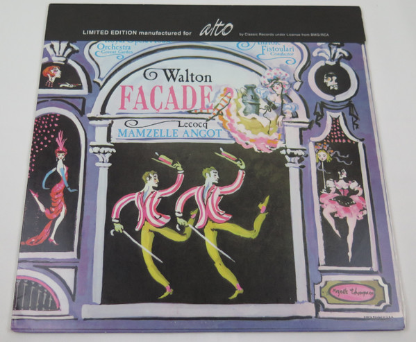 Façade / Mamzelle Angot by Sir William Walton