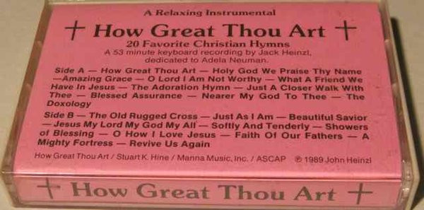 How Great Thou Art (20 Favorite Christian Hymns) by Jack Heinzl