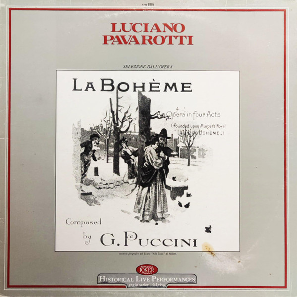 La Bohème (Selezione) by Luciano Pavarotti