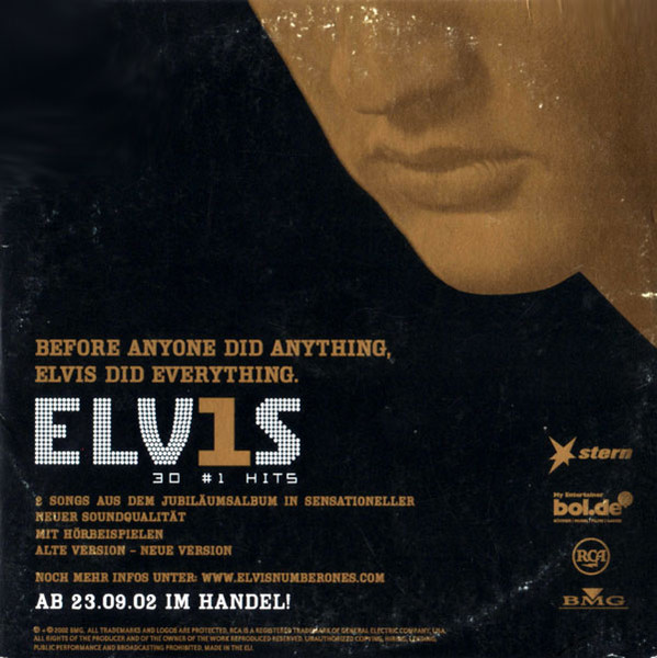 ELV1S - 30 #1 Hits by Elvis Presley physical vinyl pressing cover artwork on VinVibe