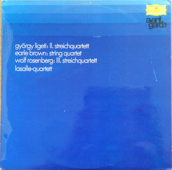 II. Streichquartett / String Quartet / III.Streichquartett by György Ligeti