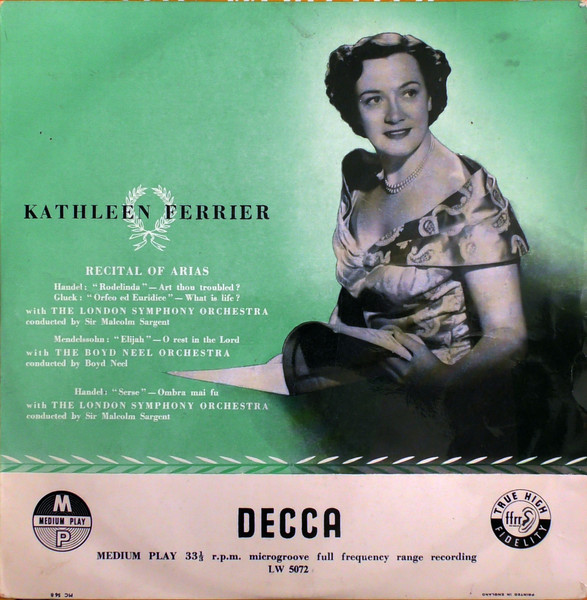 Recital Of Arias by Kathleen Ferrier