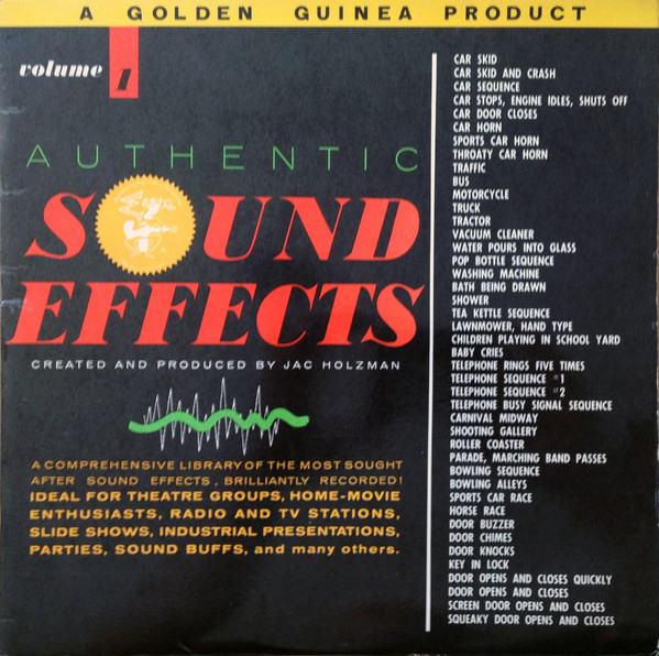Authentic Sound Effects Volume 1 by Jac Holzman