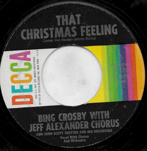 That Christmas Feeling / Silver Bells by Bing Crosby