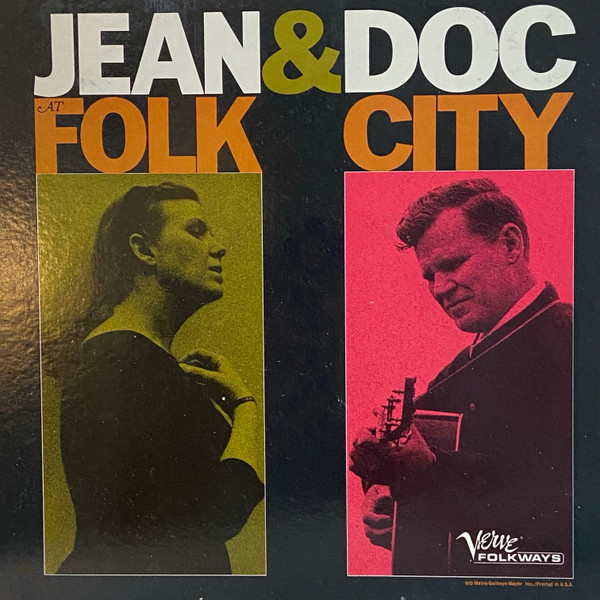 Jean Ritchie And Doc Watson At Folk City by Jean Ritchie