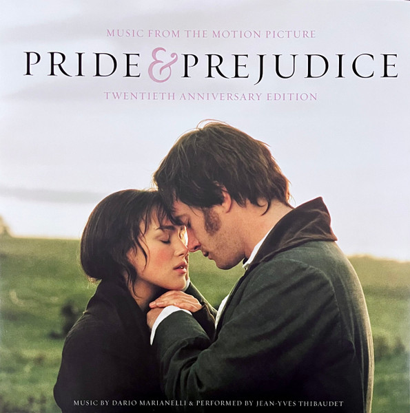 Pride & Prejudice (Music From The Motion Picture) by Dario Marianelli physical vinyl pressing cover artwork on VinVibe