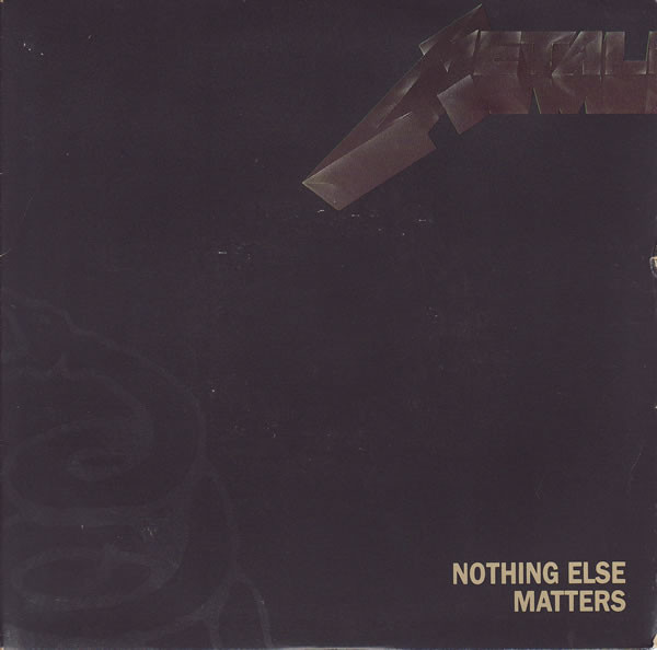 Nothing Else Matters by Metallica physical vinyl pressing cover artwork on VinVibe