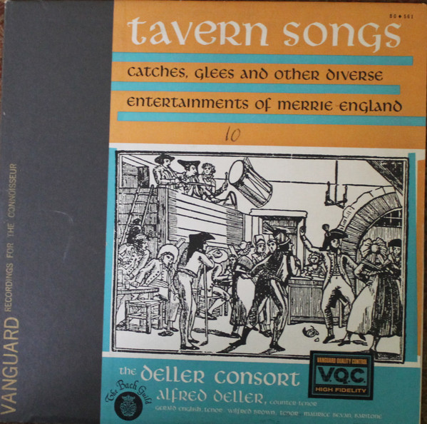 Tavern Songs, Catches And Glees by Deller Consort
