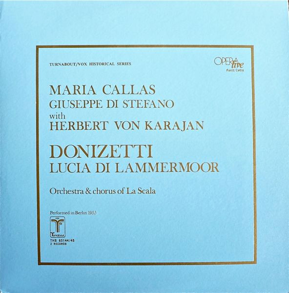 Lucia Di Lammermoor [Live 1955 Recording] by Gaetano Donizetti