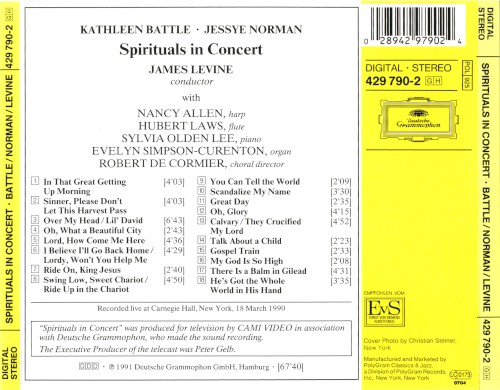 Spirituals In Concert by Kathleen Battle