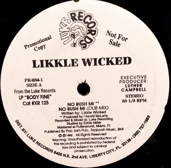 No Rush Mi / Girls Want Money by Likkle Wicked