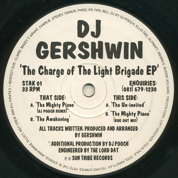The Charge Of The Light Brigade EP by DJ Gershwin