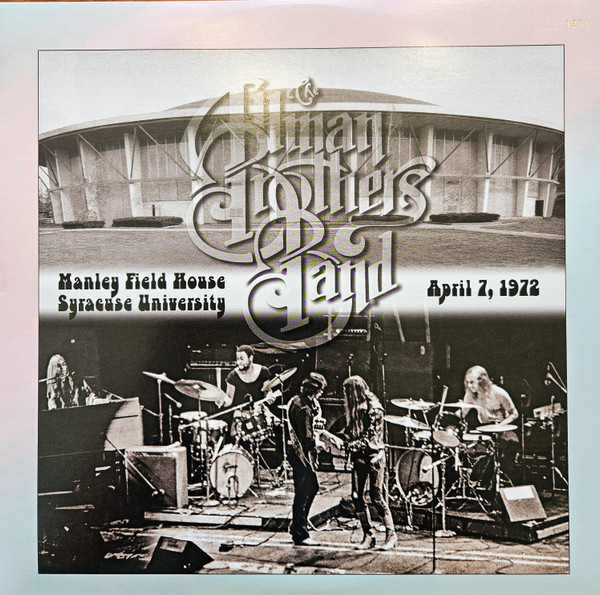 Manley Field House, Syracuse University, April 7 1972 by The Allman Brothers Band physical vinyl pressing cover artwork on VinVibe