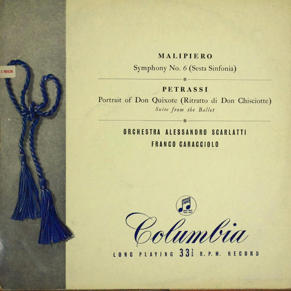 Symphony No. 6 / Portrait Of Don Quixote by Malipiero, Petrassi