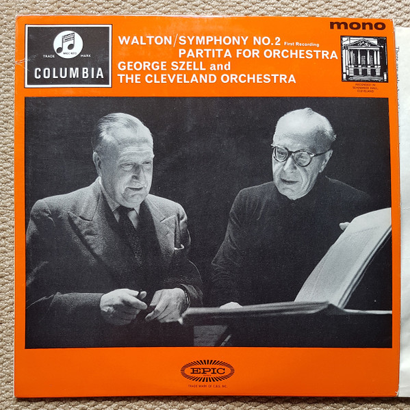 Symphony No. 2 / Partita For Orchestra by Sir William Walton