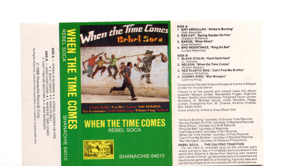 When The Time Comes: Rebel Soca by Various