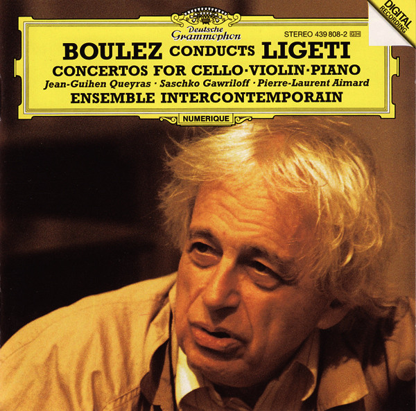 Concertos For Cello · Violin · Piano by Pierre Boulez