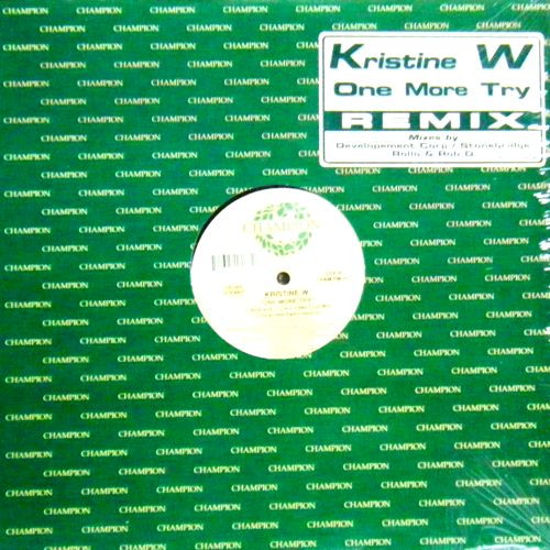 One More Try by Kristine W physical vinyl pressing cover artwork on VinVibe