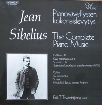 The Complete Original Piano Music, Volume 1 by Jean Sibelius