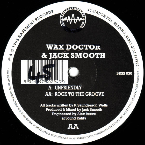 Unfriendly / Rock To The Groove by Wax Doctor