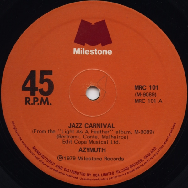 Azymuth vinyl record cover artwork on VinVibe