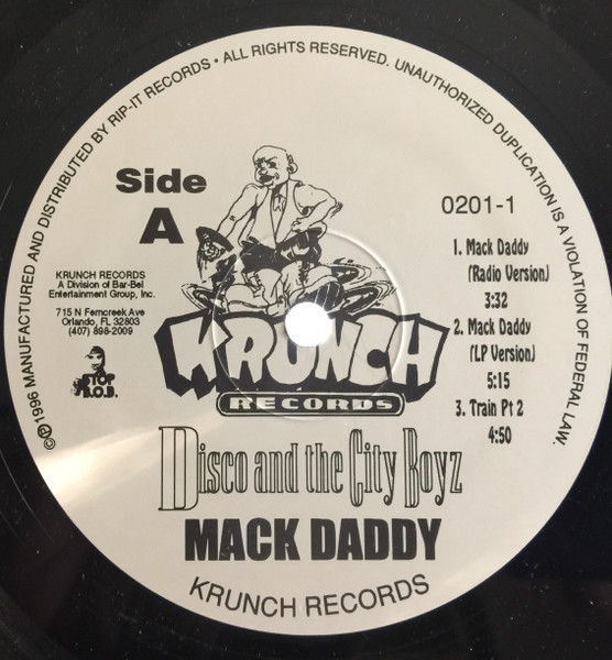 Mack Daddy by Disco &amp; The City Boyz
