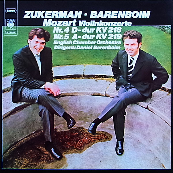 Mozart Violin Concertos (No. 4 In D Major / No. 5 In A Major, "Turkish") by Pinchas Zukerman