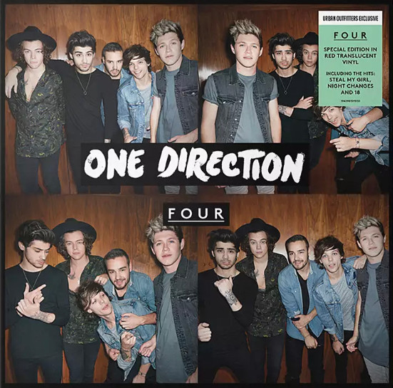 Four by One Direction physical vinyl pressing cover artwork on VinVibe