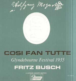 Così Fan Tutte by Wolfgang Amadeus Mozart